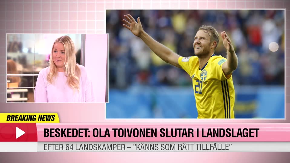 Ola Toivonen slutar i landslaget – hör Sportbladets Malin Wahlberg