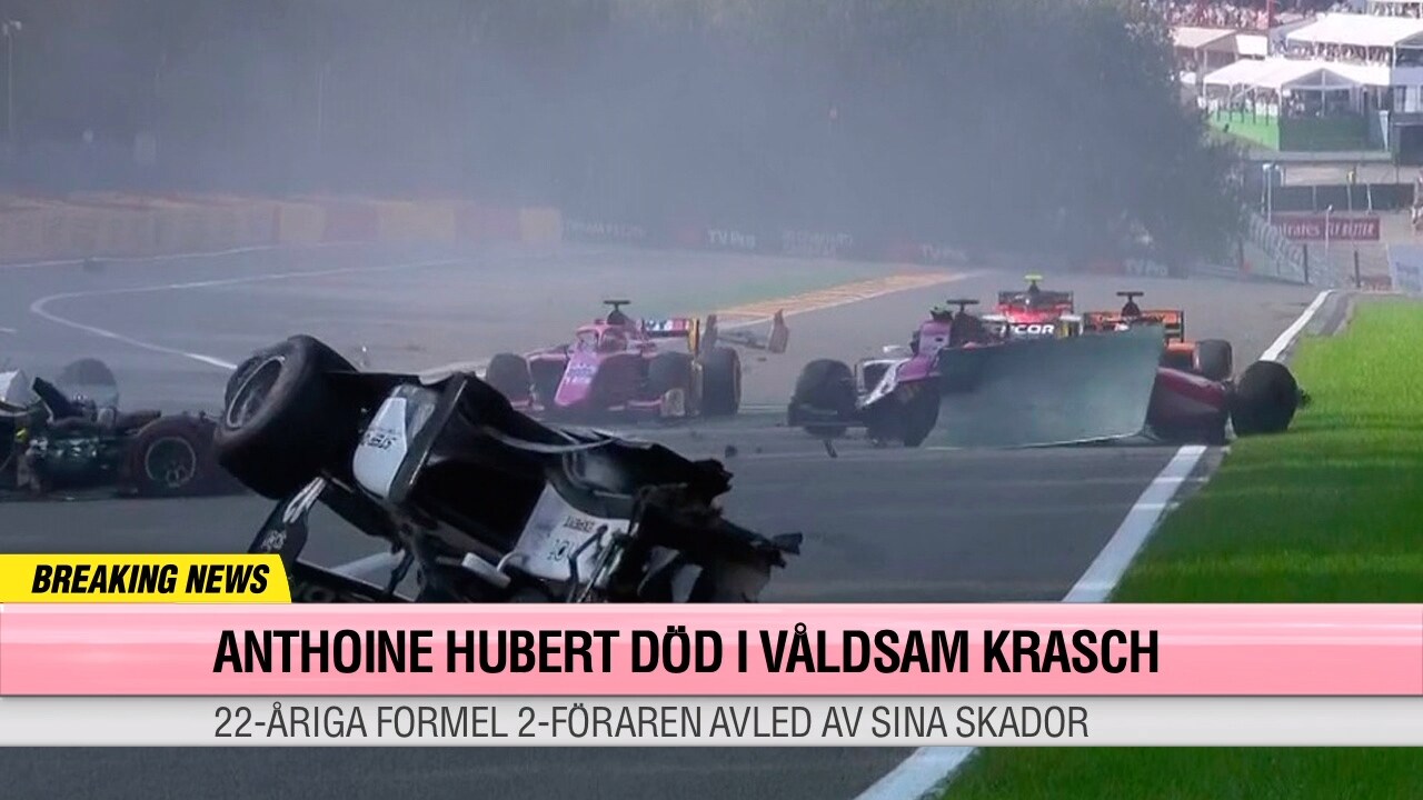 Anthoine Hubert död i våldsam krasch