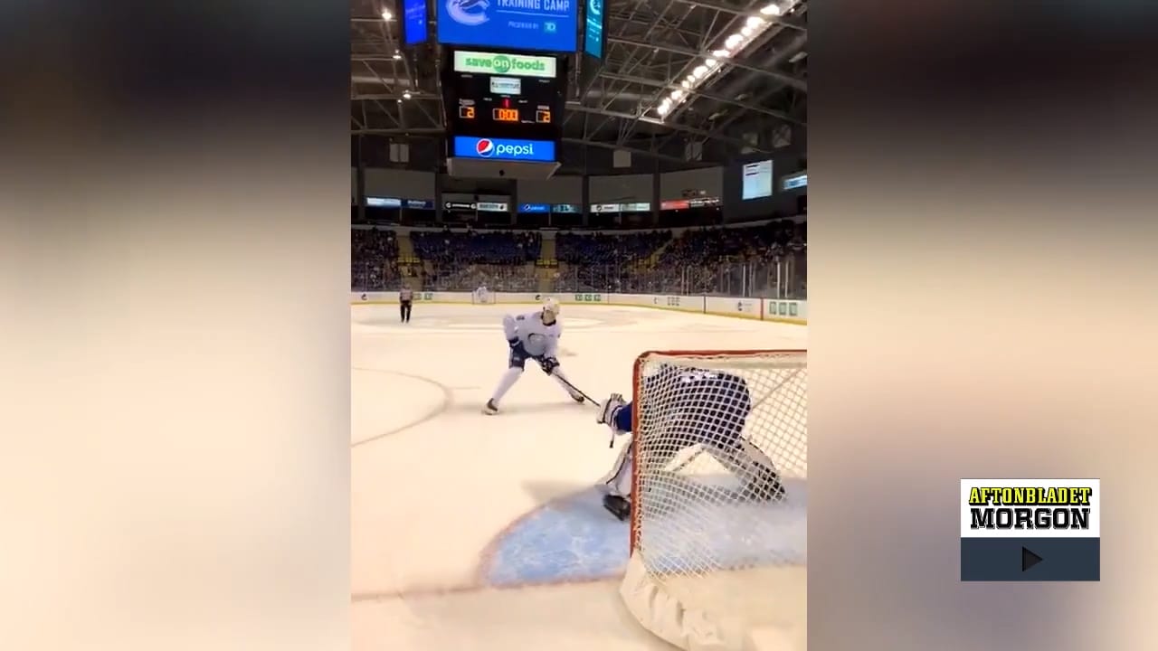 Elias Pettersson briljerar på försäsongen