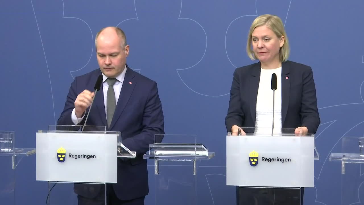 Se regeringens presskonferens om satsning på polisen