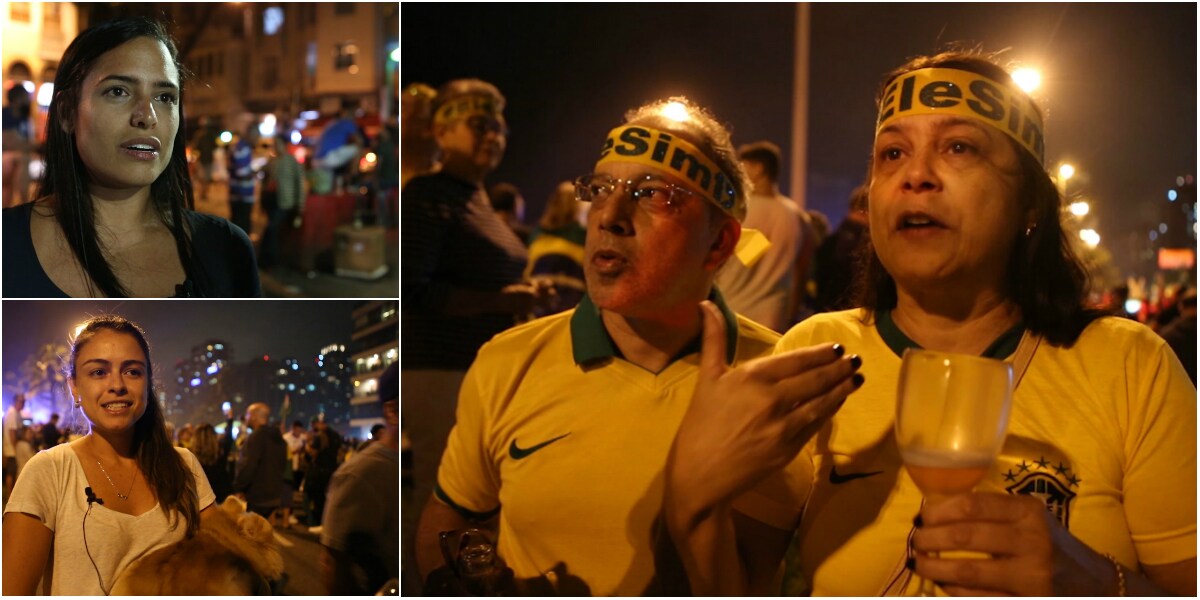 Brasilianare mellan hopp och rädsla