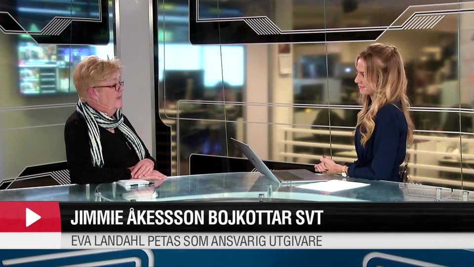Lena Mellin: "Dåligt av SVT, nu har de fallit undan för SD"