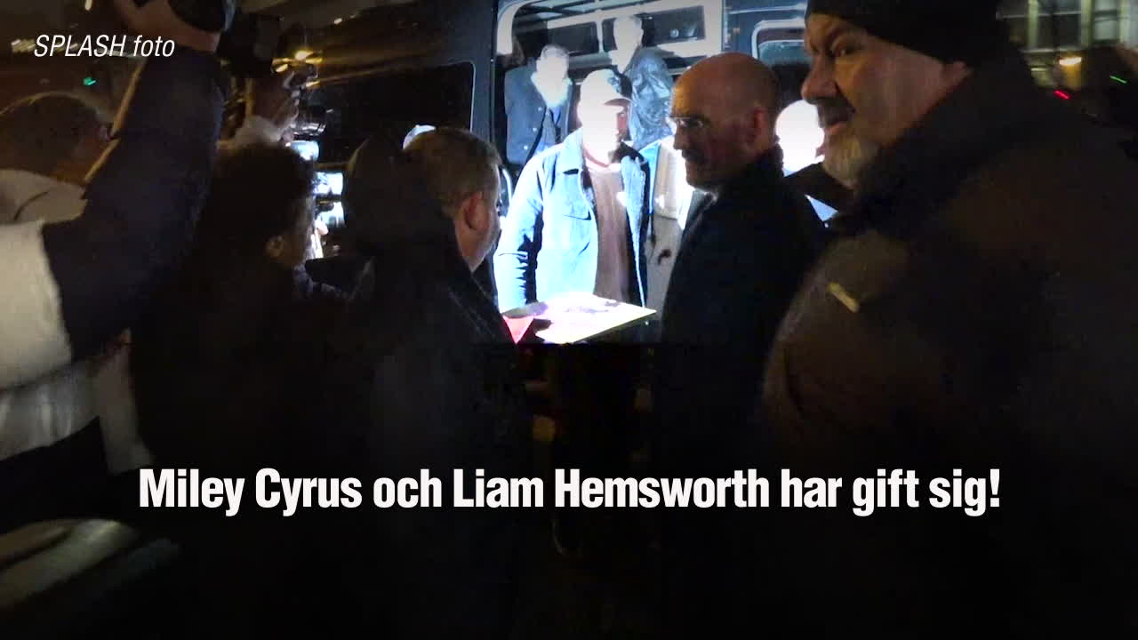 Miley Cyrus har gift sig!