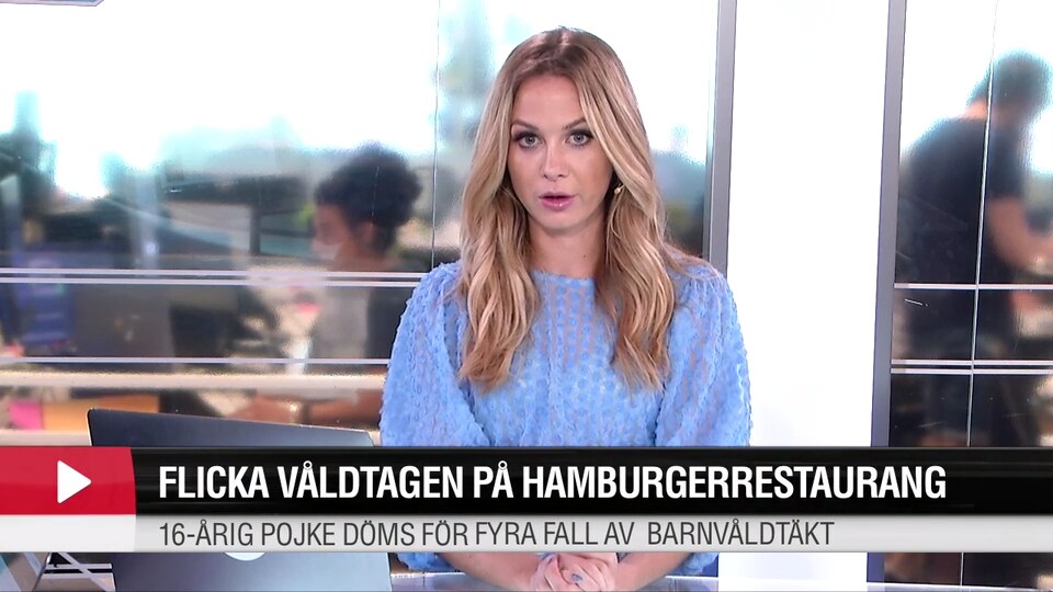 Flicka våldtagen på hamburgerrestaurang