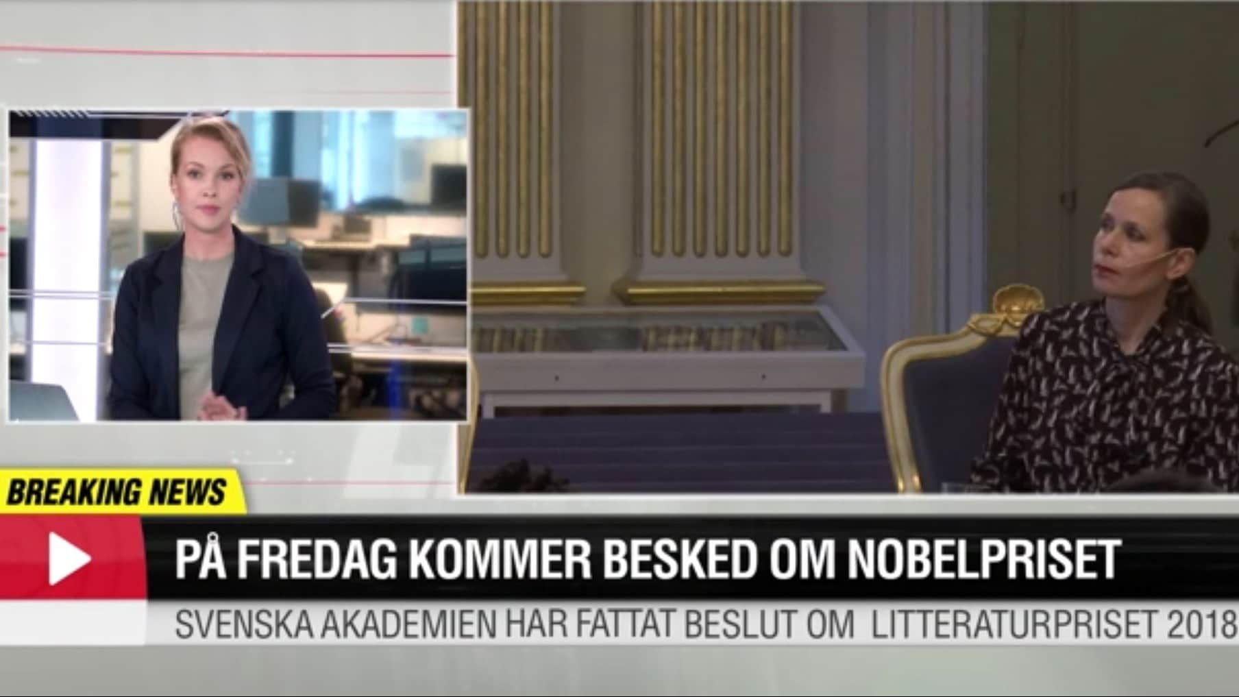 Svenska Akademien lämnar besked om Nobelpriset på fredag