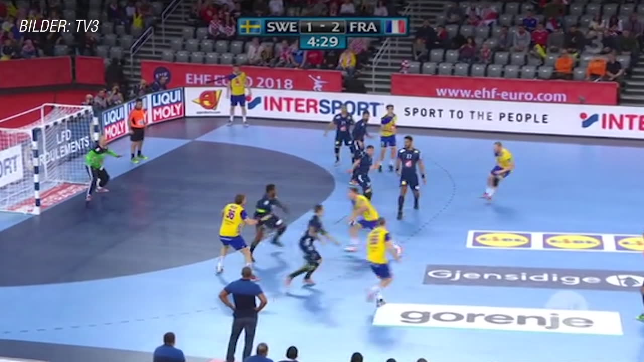 Sverige föll mot världsmästarna – med jätte i målet