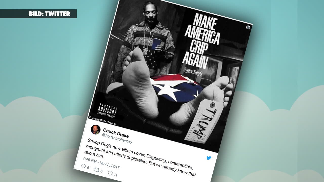 Får kritik för bild på död Trump