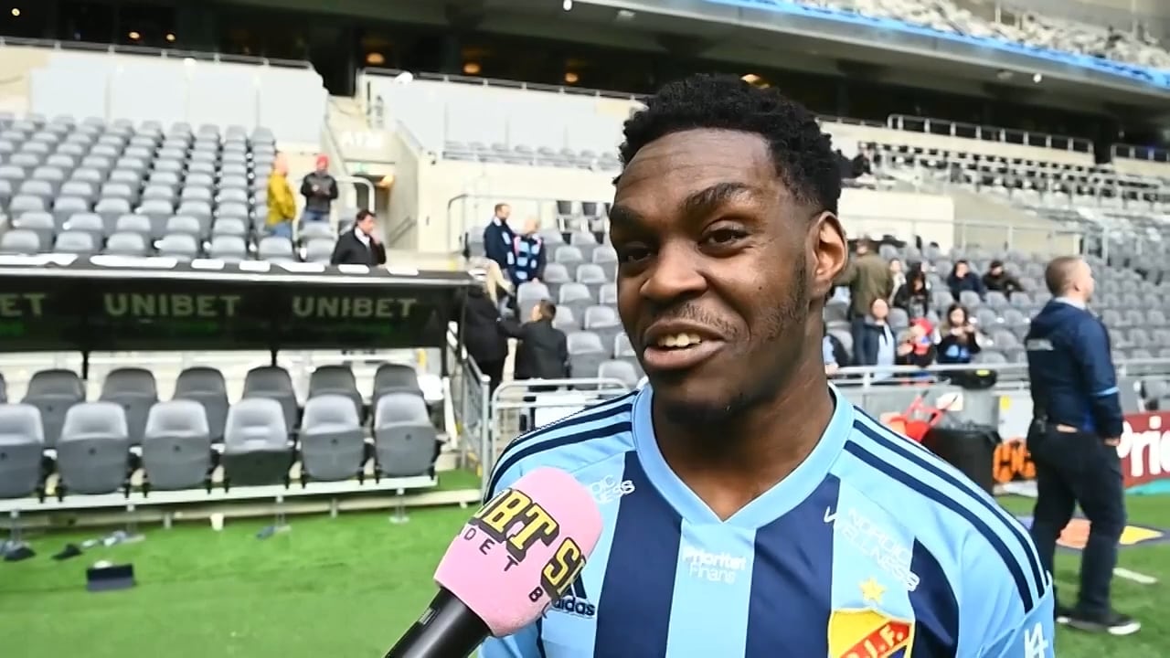 Joel Asoro gjorde mål framför dottern: ”Lite orolig att träffa henne”