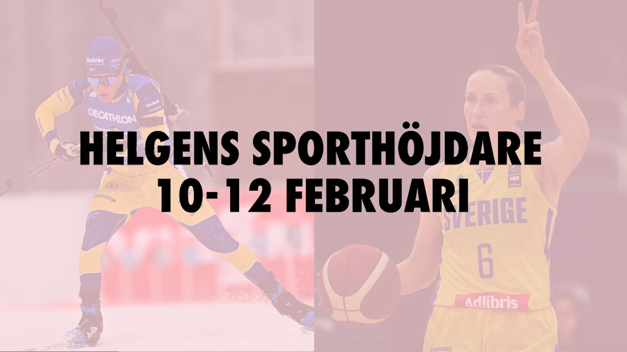 Här är helgens sporthöjdare 11-12 februari