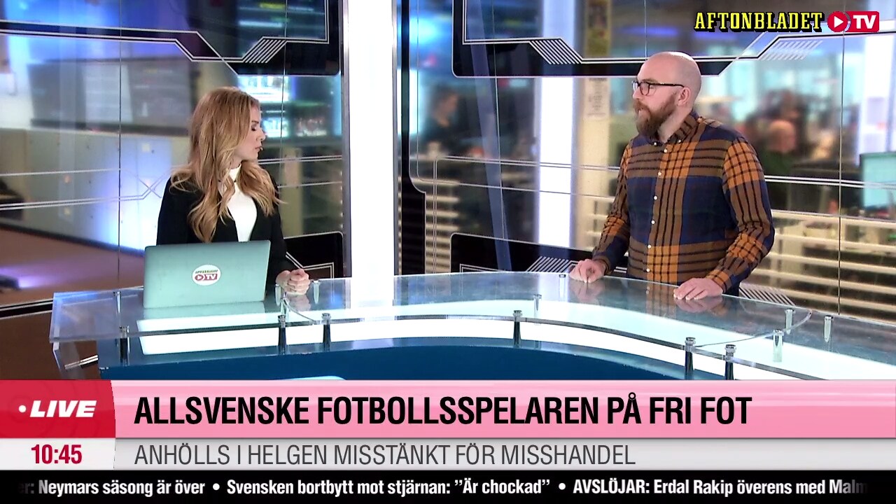 Fotbollsprofil anhölls  misstänkt för misshandel –släppt på fri fot