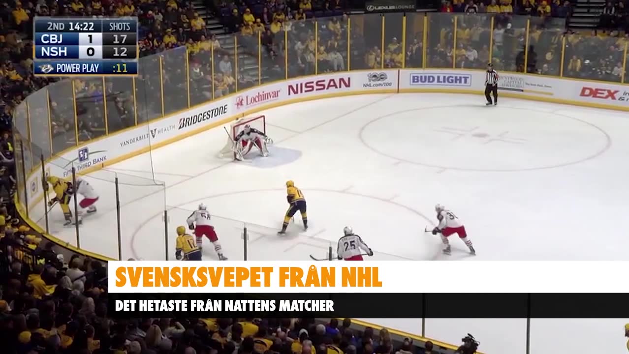 Det senaste från nattens NHL