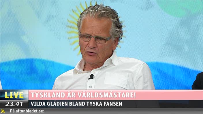 Laul: I Brasilien är man glad att Tyskland vann