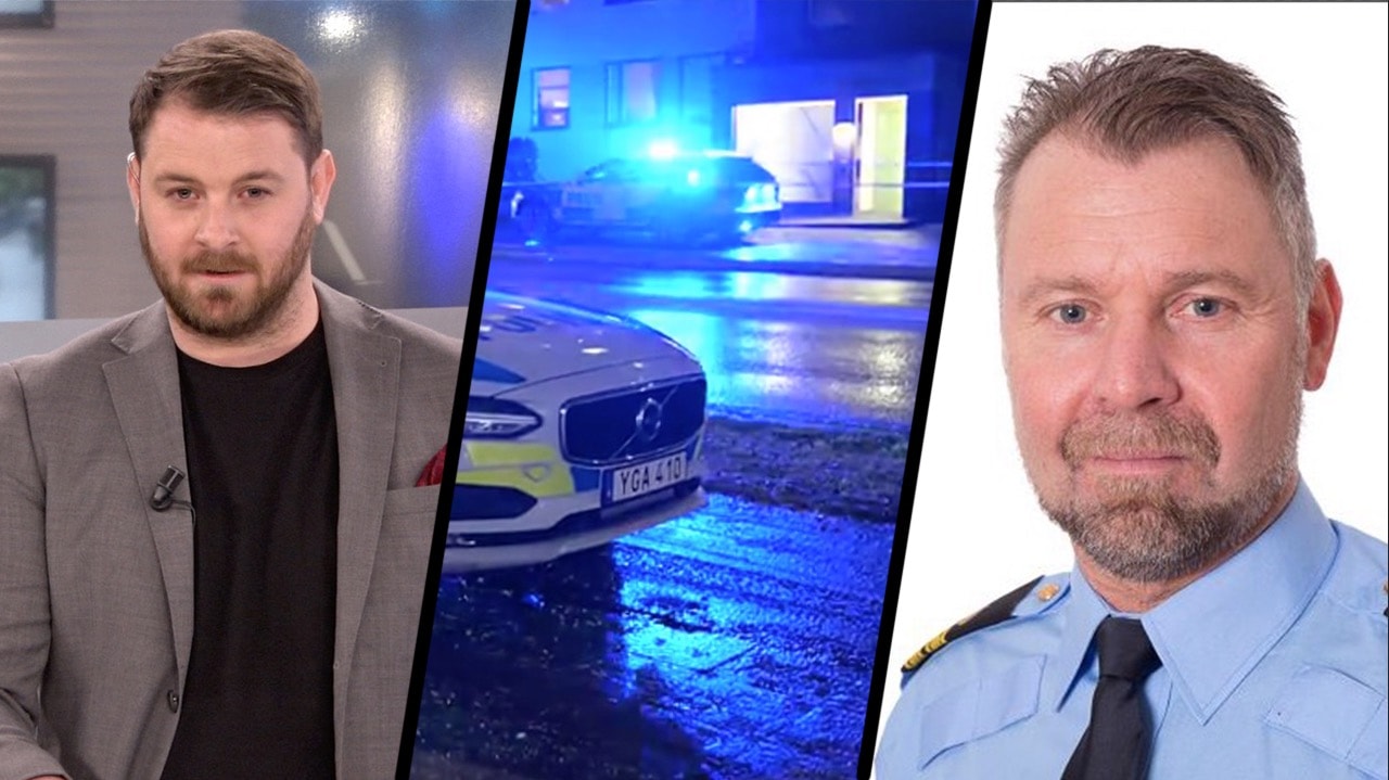 Polisen: ”Skottskador i en lägenhetsdörr”