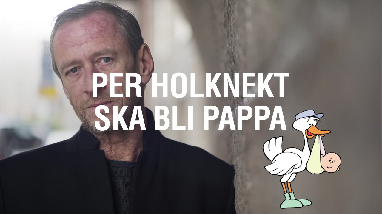 Per Holknekt ska bli pappa