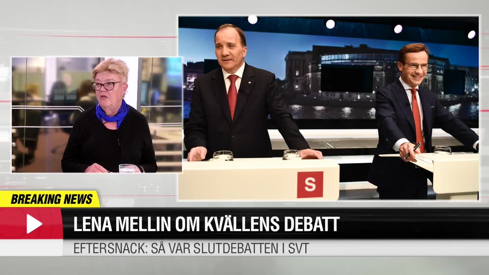 Lena Mellin om kvällens debatt: Tror inte att väljarna blev klokare av detta