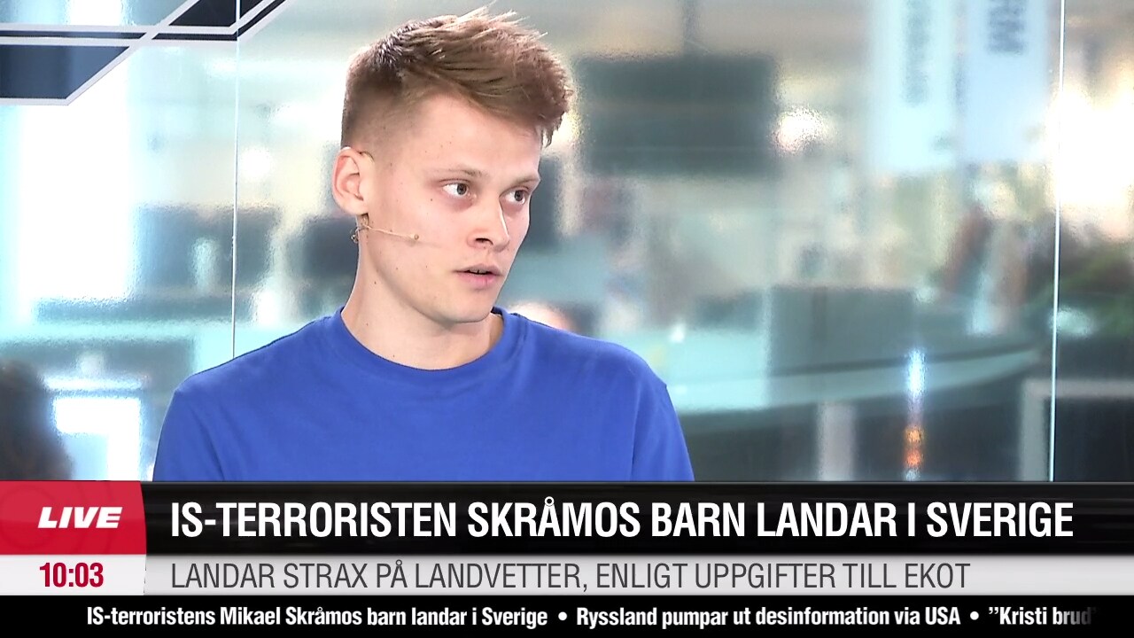 IS-terroristen Skråmos barn landar i Sverige