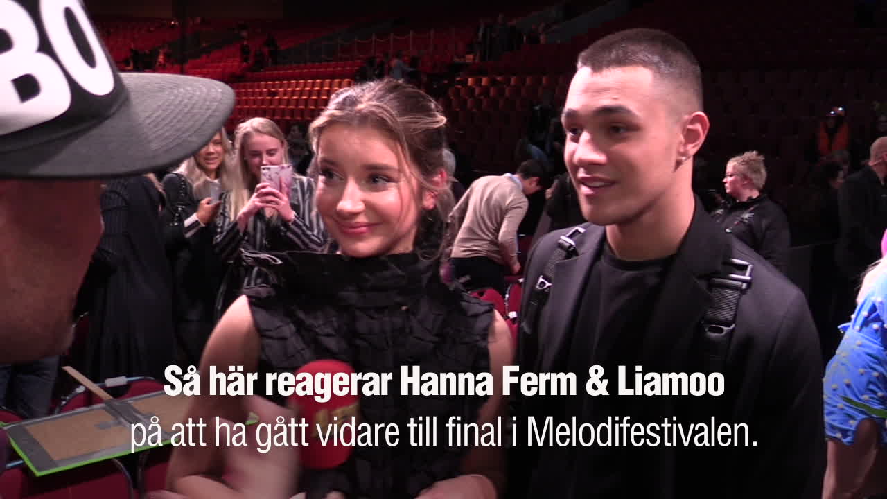 Hanna Ferm och Liamoo knep andra finalplatsen