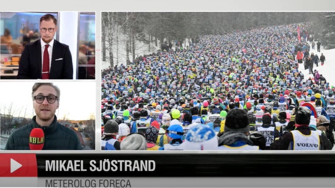 Kyla och regn väntas under Vasaloppshelgen