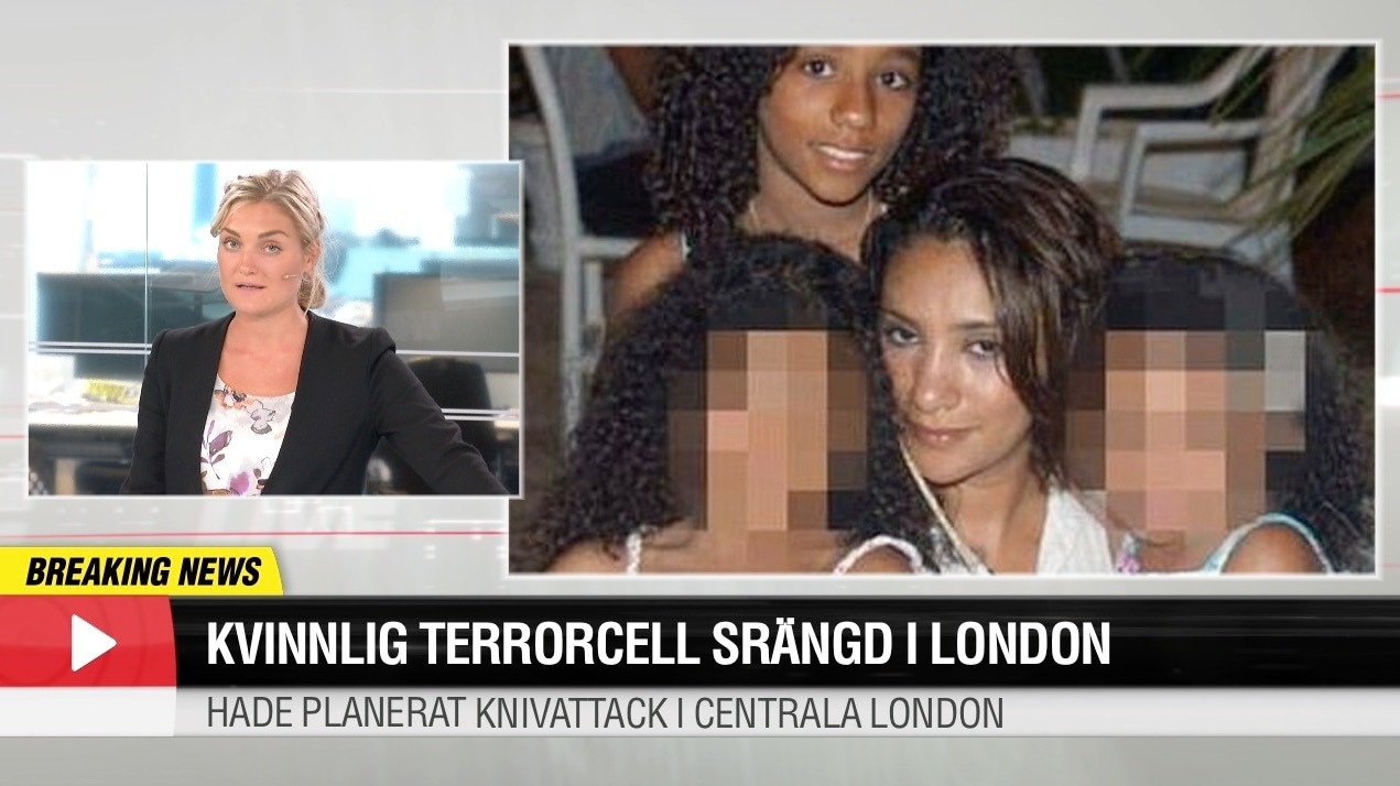 Kvinnlig terrorcell sprängd i London