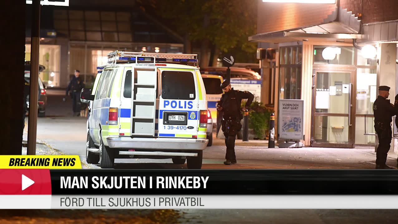 Man skjuten i Rinkeby