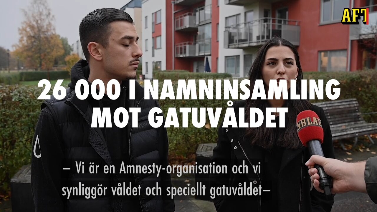 Har samlat 26 000 namn mot gatuvåldet: ”En kris som berör alla”