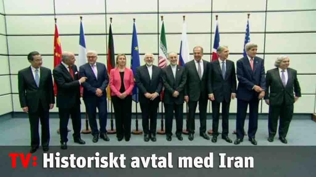 Historiskt avtal om iranskt kärntekniskt program