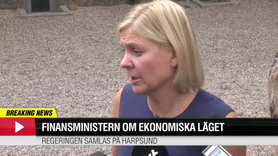 Finansministern om ekonomiska läget