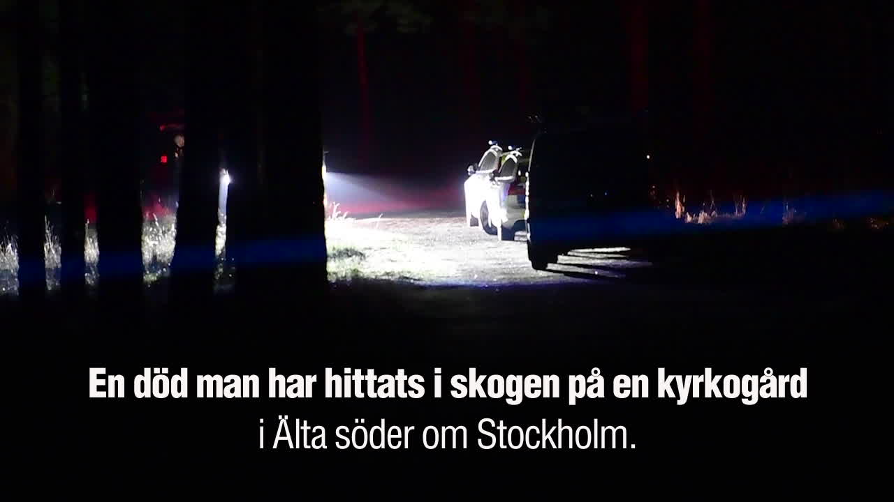 Död man hittad på kyrkogård – se filmerna