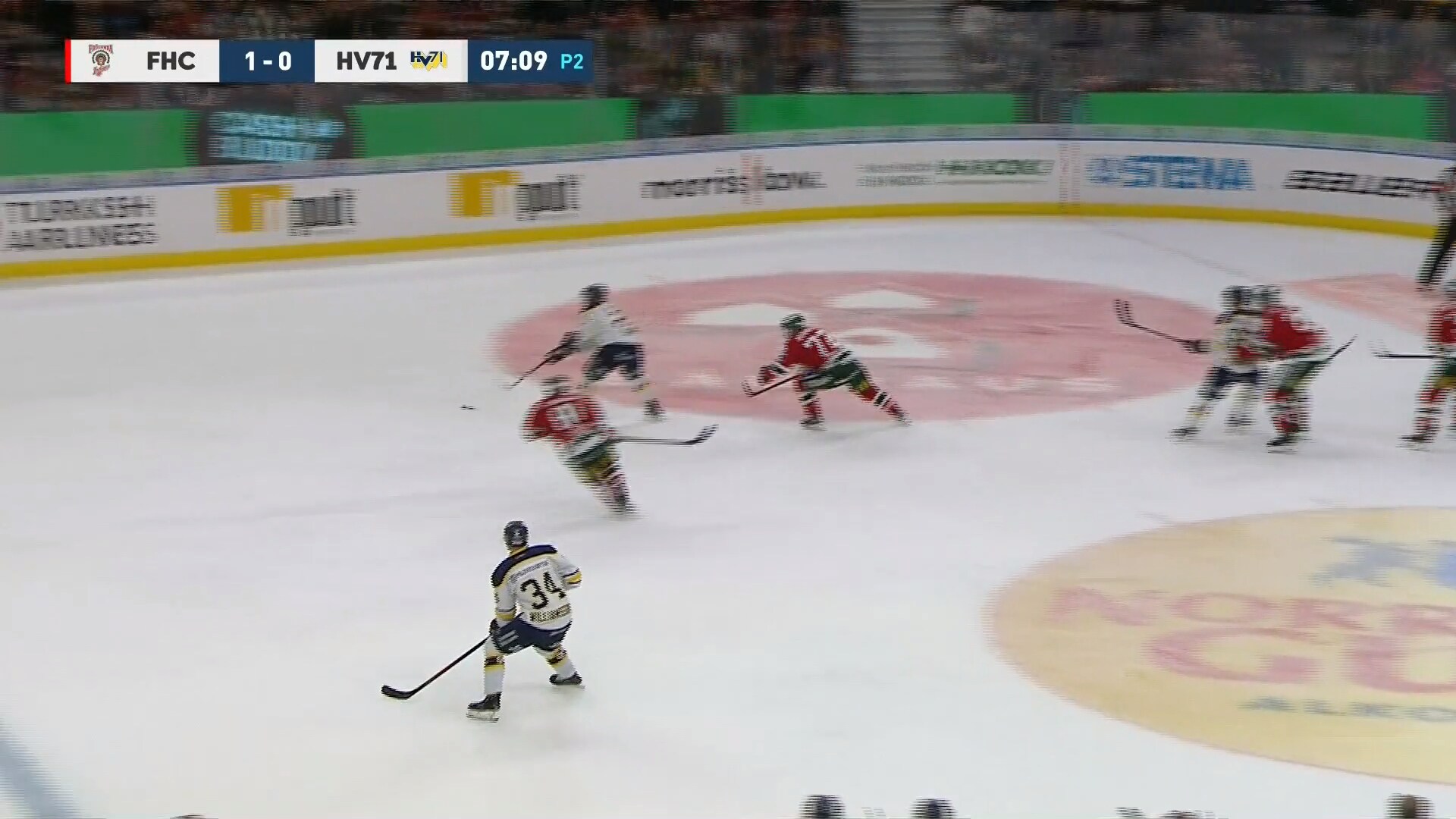 HV71 straffvann mot Frölunda