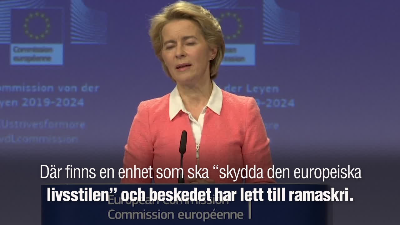 EU-kommissionens nya enhet skapar ramaskri i Bryssel