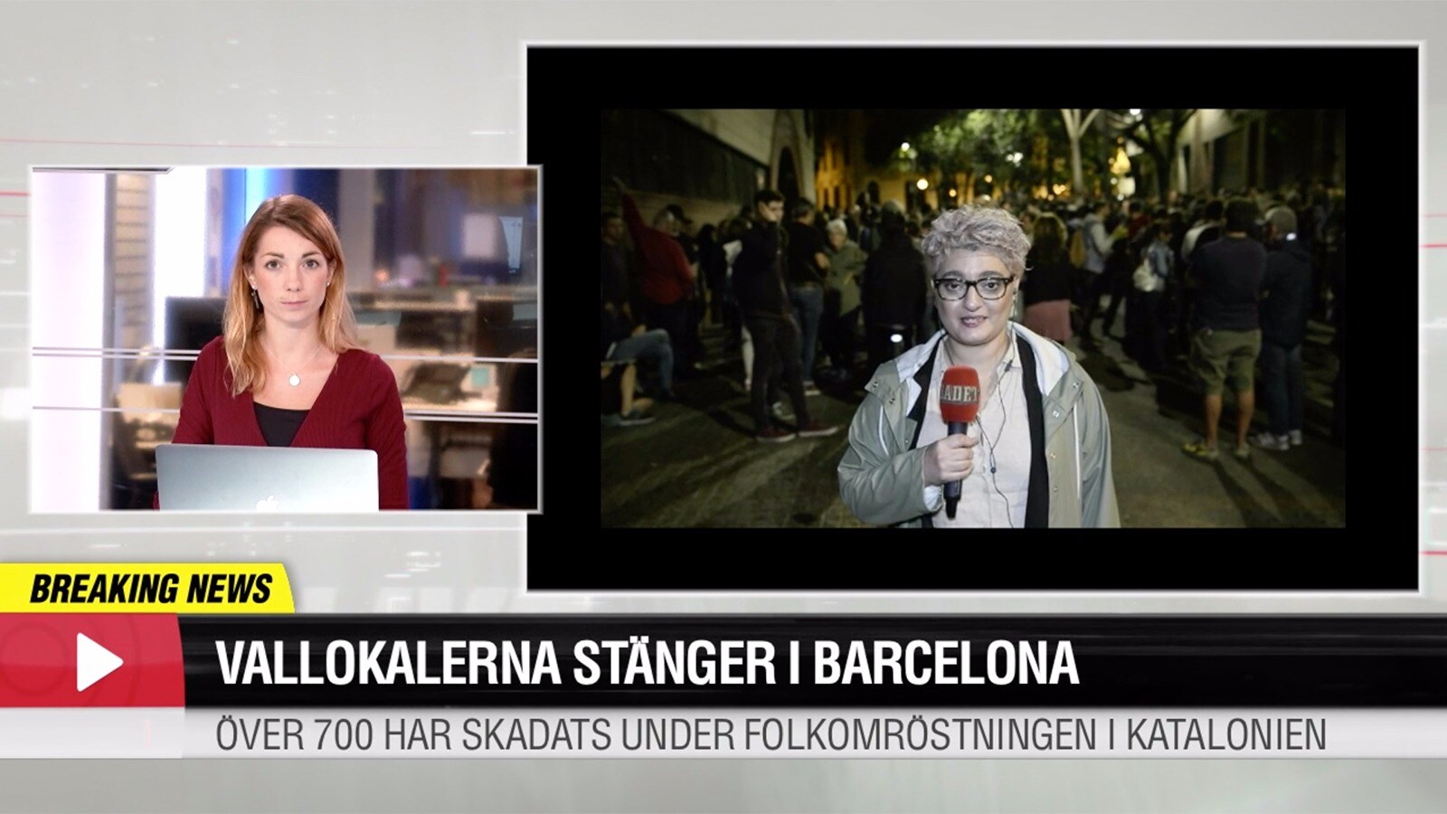 Senaste nytt om folkomröstningen i Katalonien