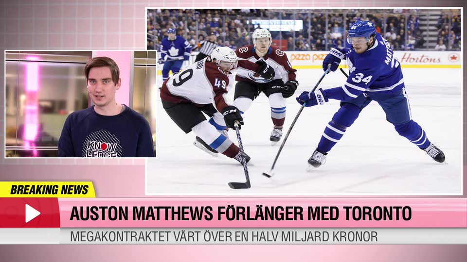 Auston Matthews nya superkontrakt med Toronto