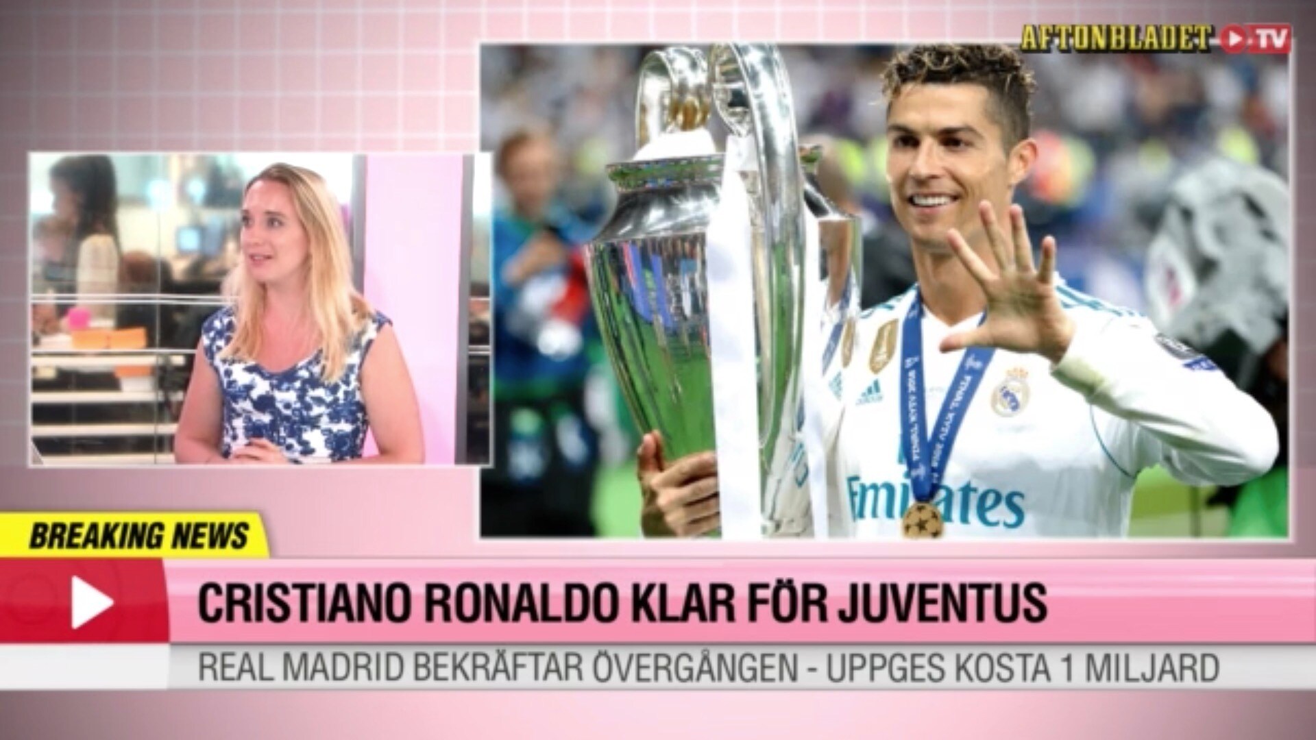 Cristiano Ronaldo klar för Juventus