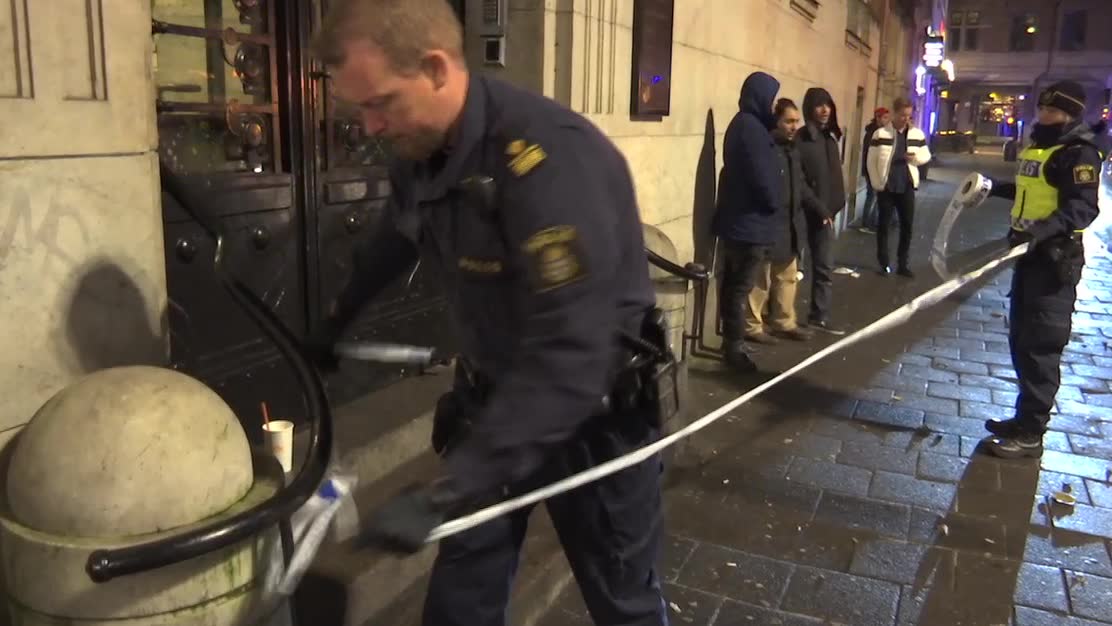 Taxichaufför attackerades på Stortorget