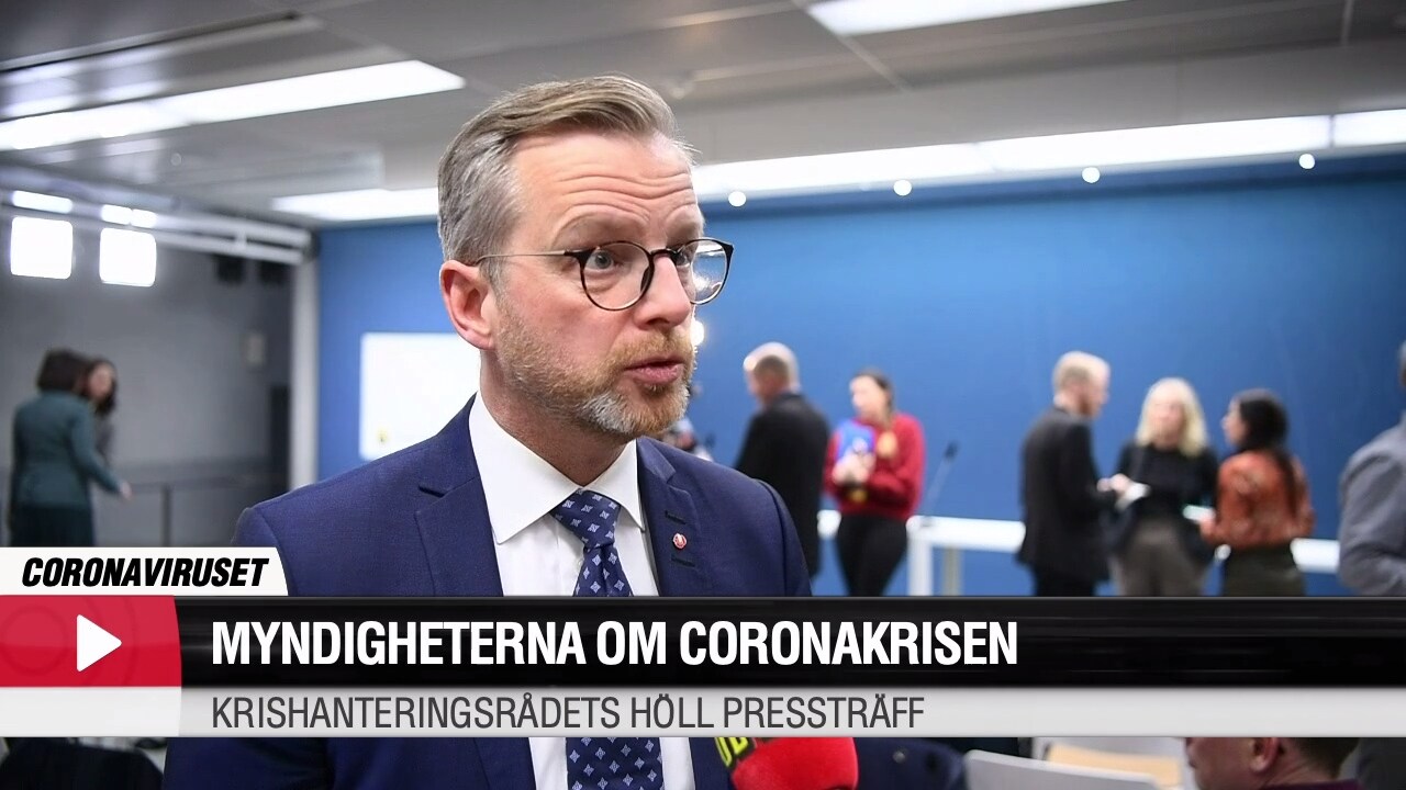 Hör Mikael Damberg om smittspridningen av coronaviruset