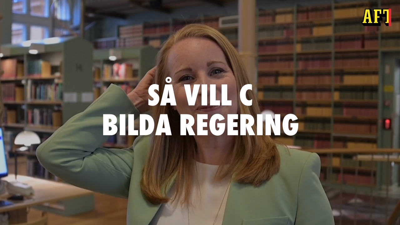 Hör Annie Lööf om hur Centerpartiet vill bilda regering