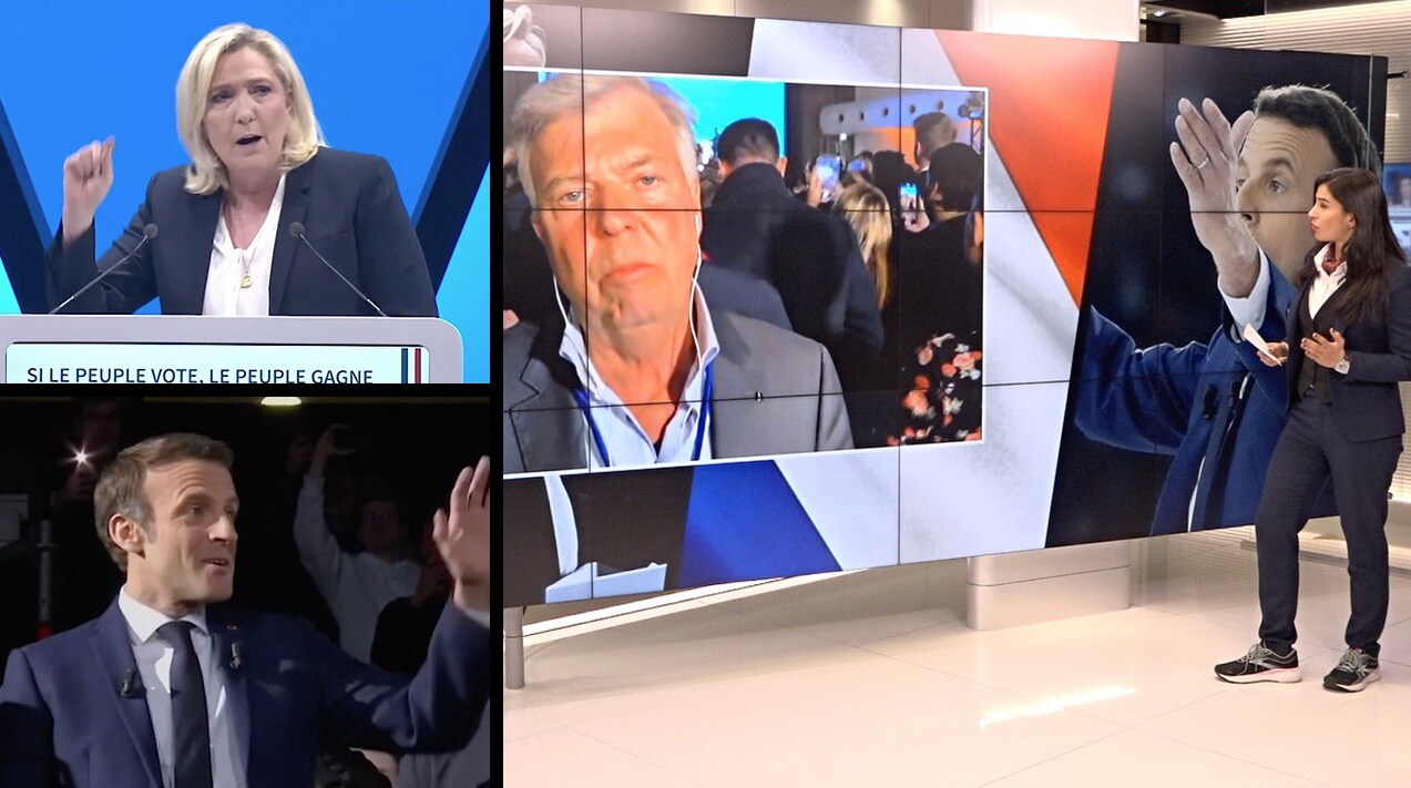 Macron och Le Pen vidare i presidentvalet