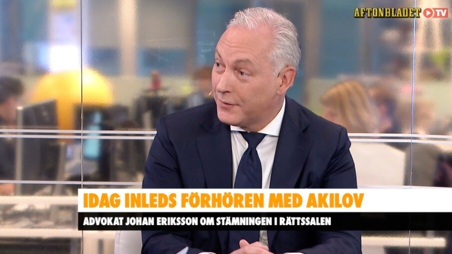 Försvarsadvokat Johan Eriksson: ”Akilov är samlad och redo”