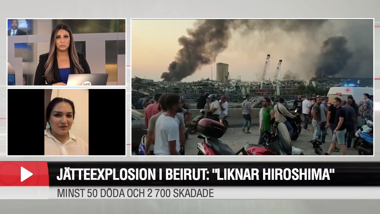 Nazlee Radboy på plats i Beirut: ”Såg livet passera revy”