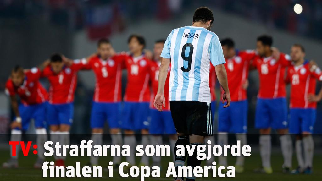 Straffarna som avgjorde finalen i Copa America