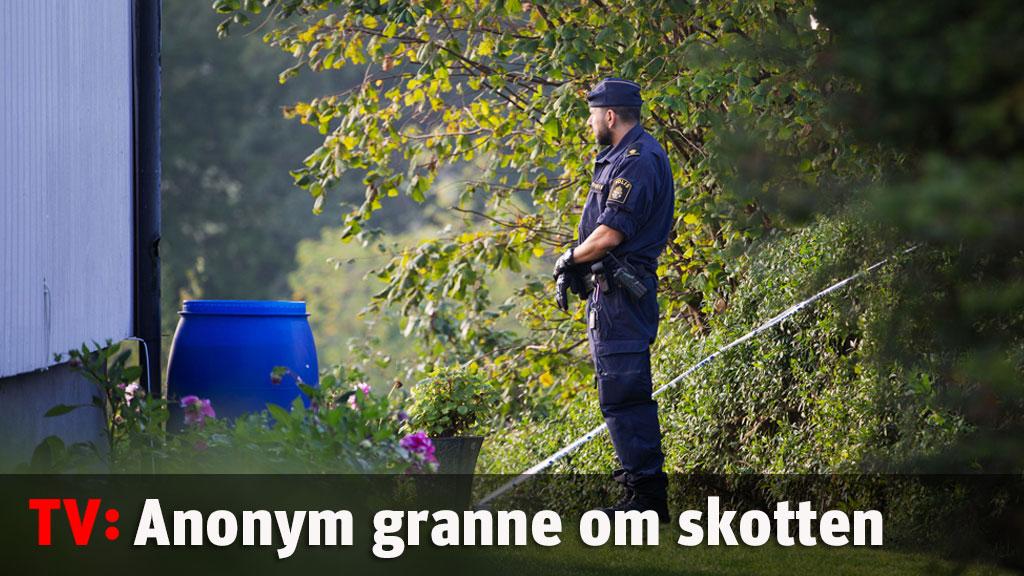 Granne berättar om skottlossningen i villaområdet