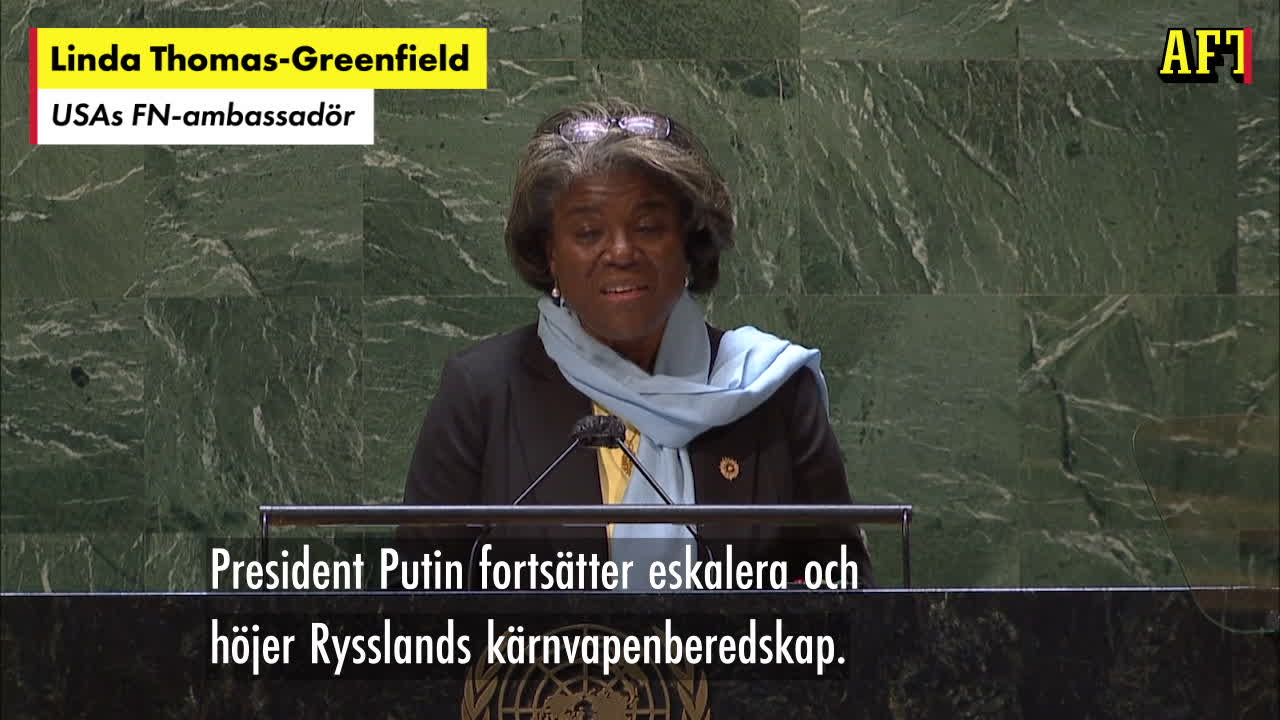 FN-ambassadören: "Ryssland hotar att invadera Finland och Sverige"