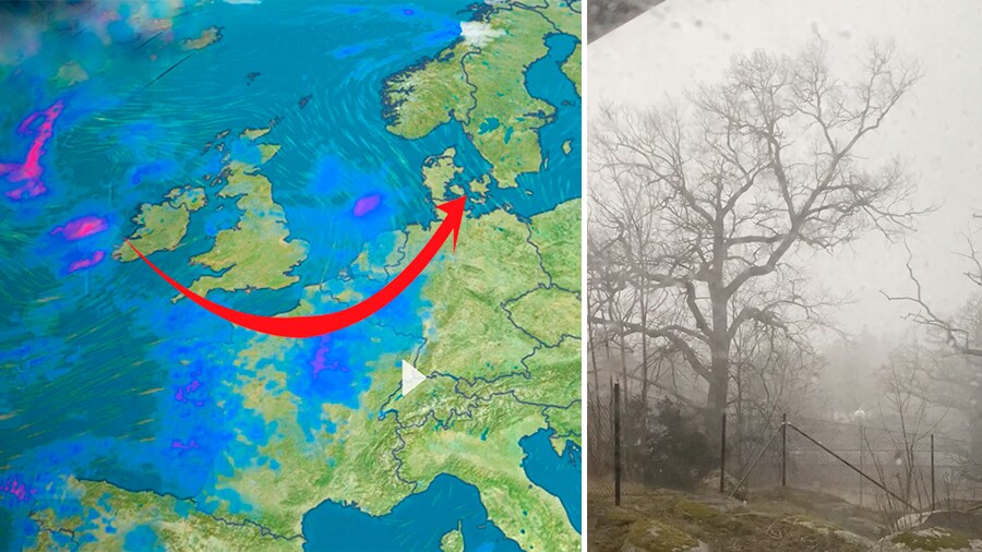 Kraftiga vindar drar in över landet – klass 1 varning utfärdad