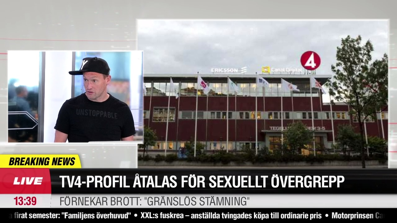 TV4-profil åtalas för sexuellt övergrepp