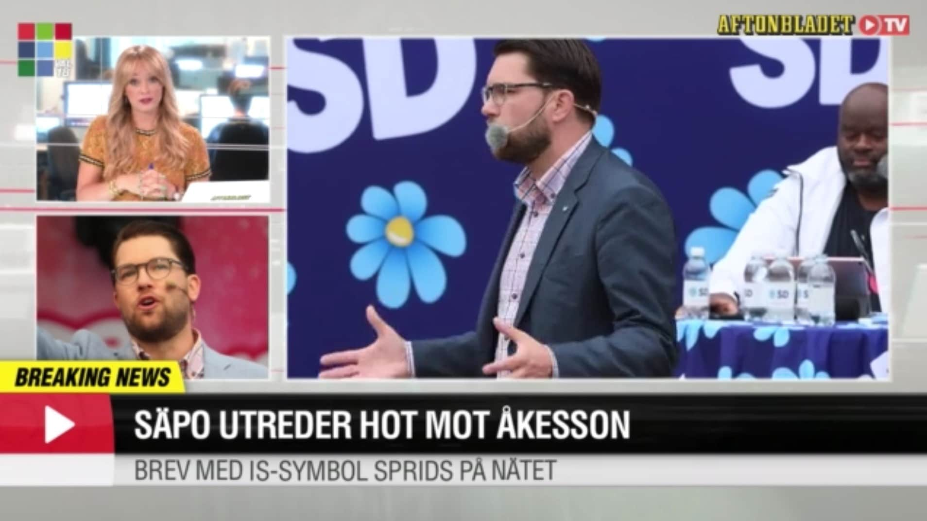 Säpo utreder hot mot Åkesson