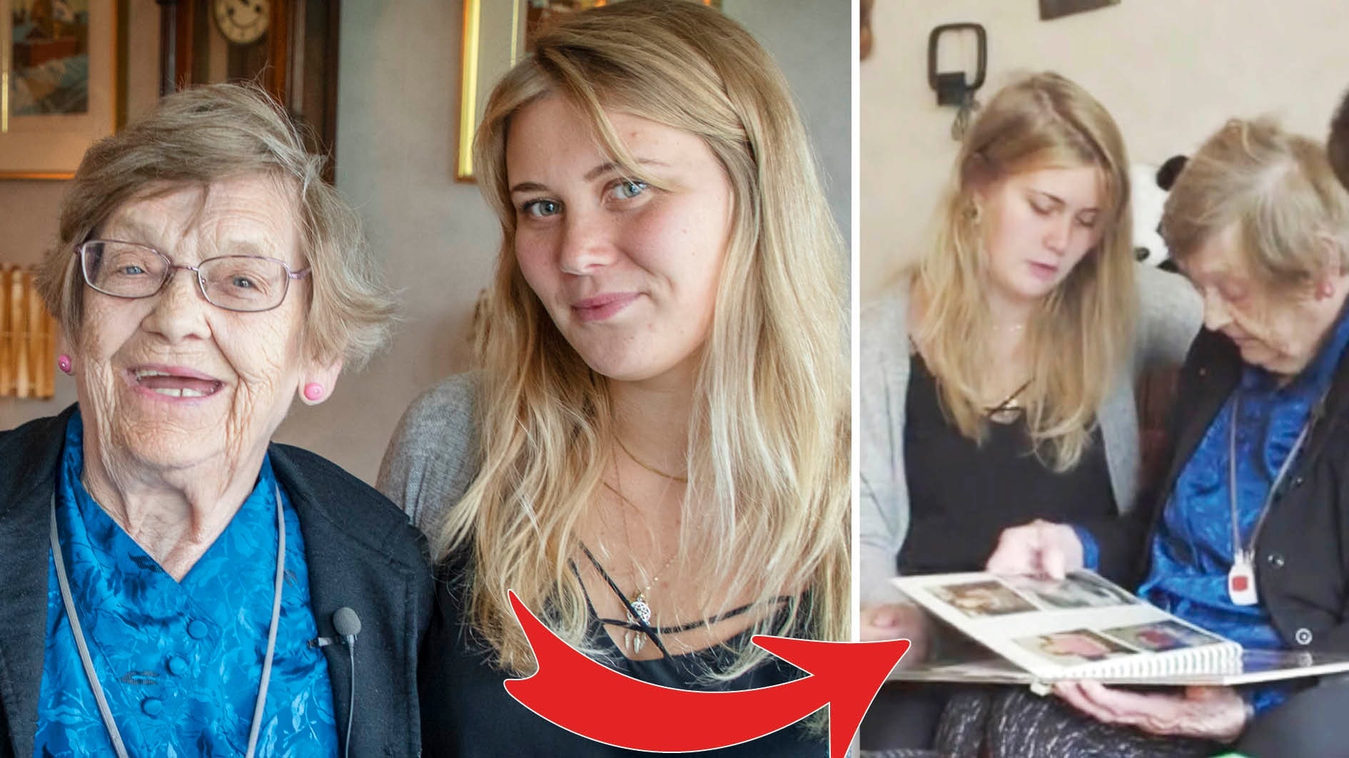 84-åriga Maj blev bästis med 27-åriga Nathalie