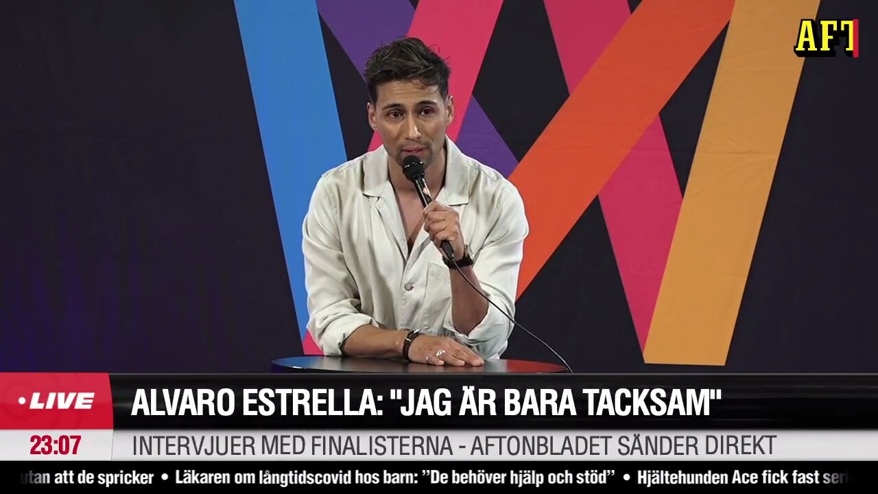 Alvaro Estrella: "Jag är bara stolt och tacksam"