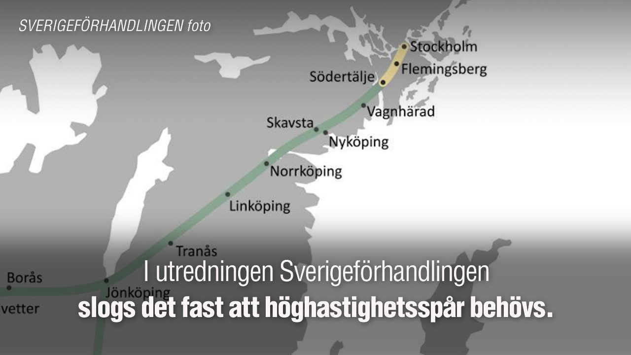 Det här är höghastighetsjärnvägen