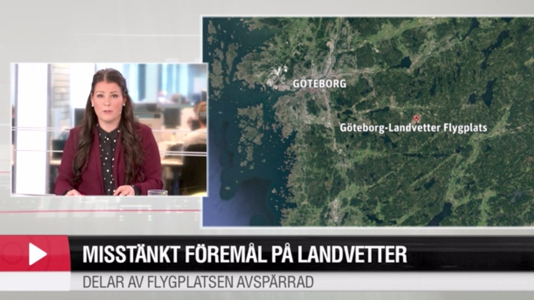 Misstänkt föremål på Landvetter