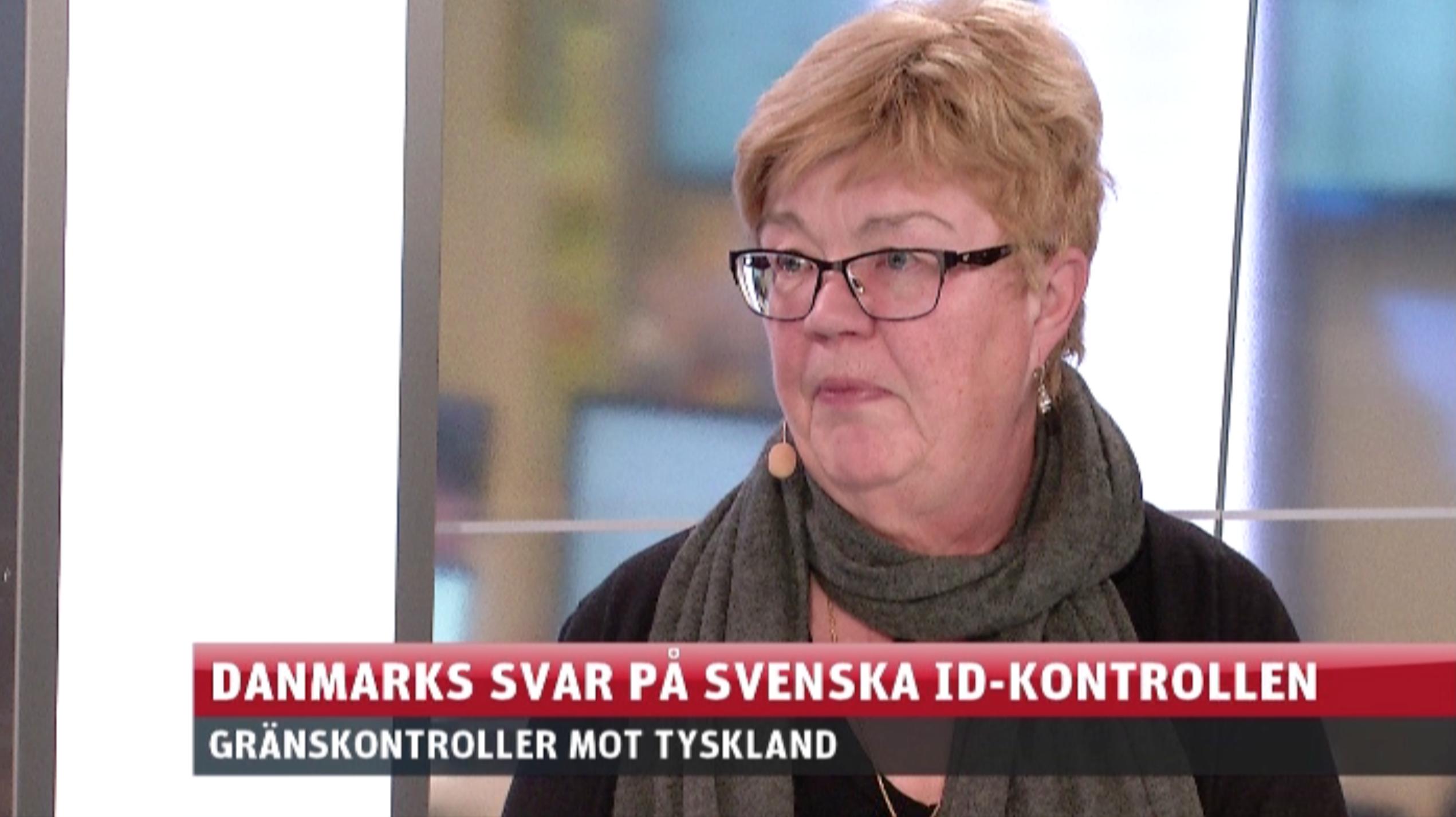 Lena Mellin om danska ID-kontroller